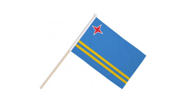 Aruba Hand Flags